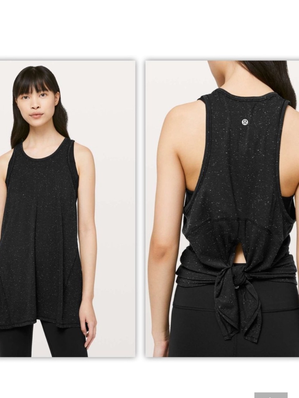 Lululemon Goal Up Tank Tie Open Back Tank Size 6